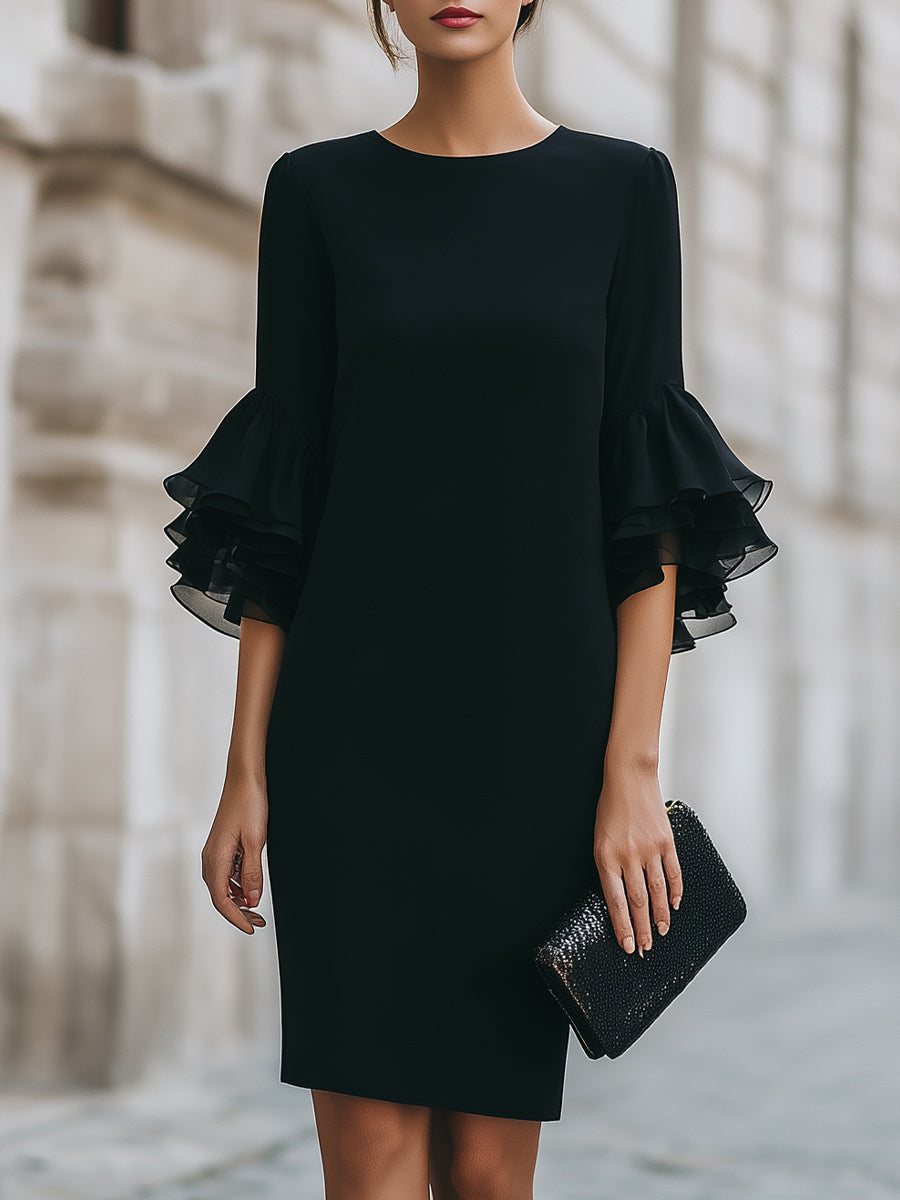 Claire | Short Sleeve Midi Dress