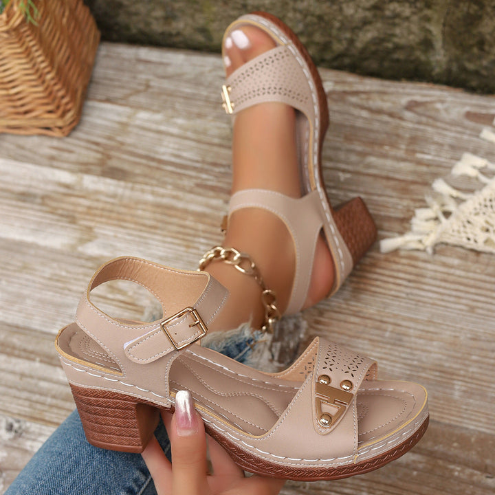 Pauline | Block Heel Sandal
