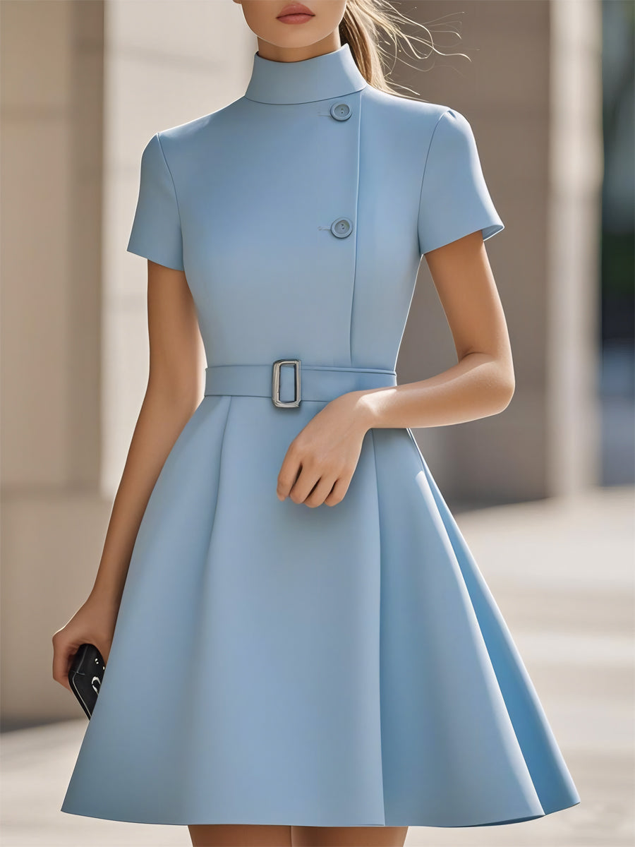 Adeline | Short Sleeve Mini Dress