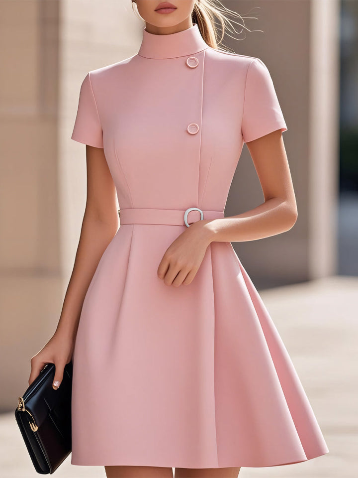 Adeline | Short Sleeve Mini Dress