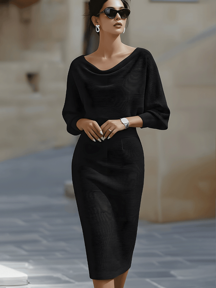 Vivian | Long Sleeve Midi Dress