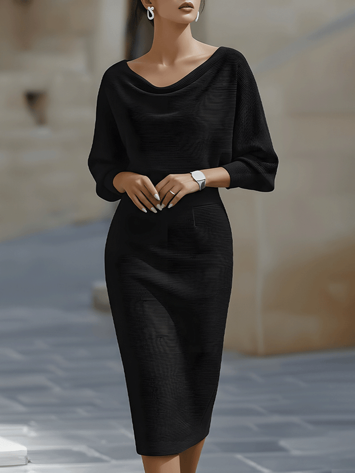 Vivian | Long Sleeve Midi Dress