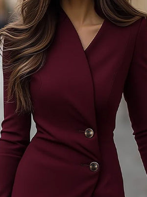 Autumn | Long Sleeve Midi Dress
