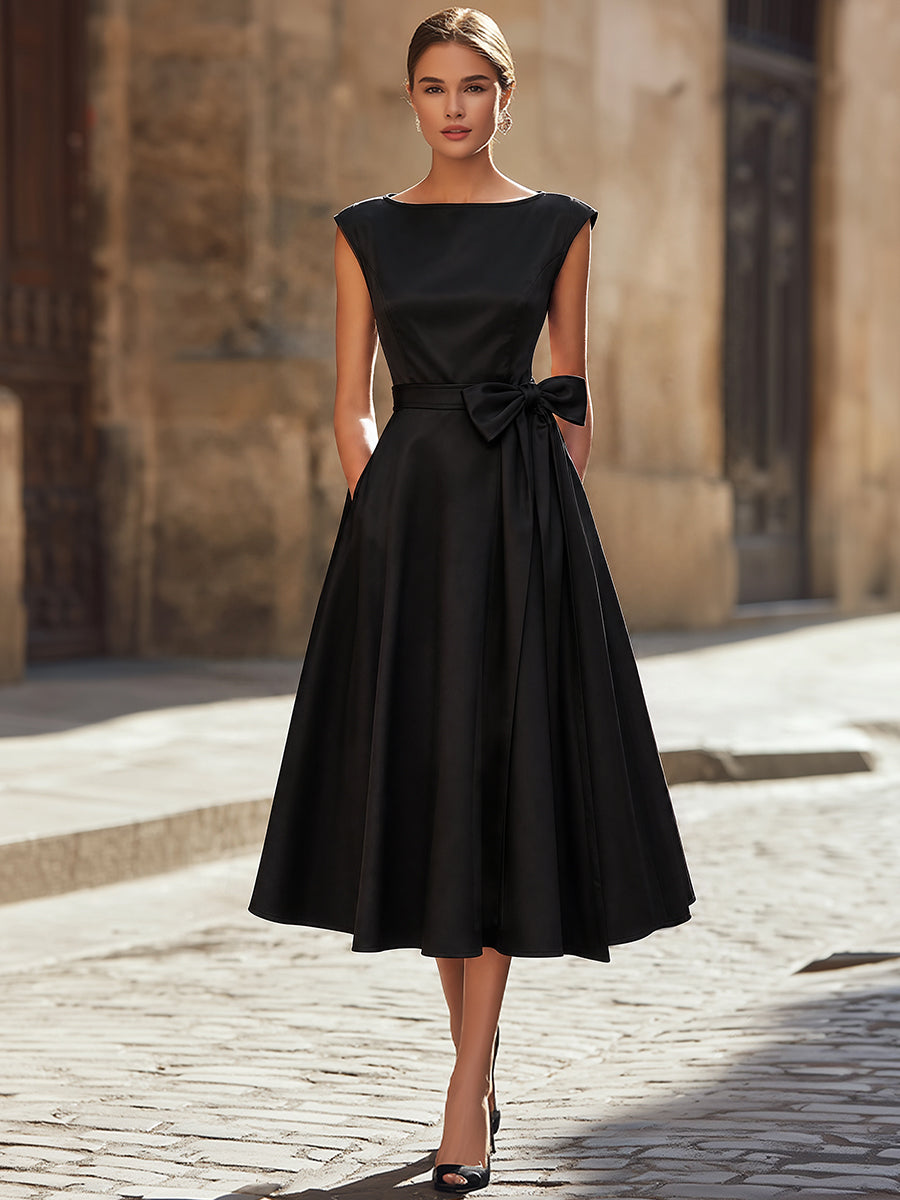 Olivia | Short Sleeve Midi Dress