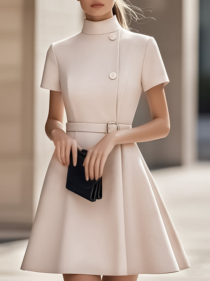 Adeline | Short Sleeve Mini Dress