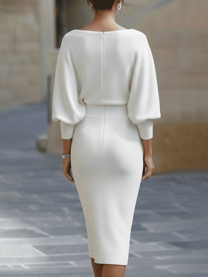 Vivian | Long Sleeve Midi Dress