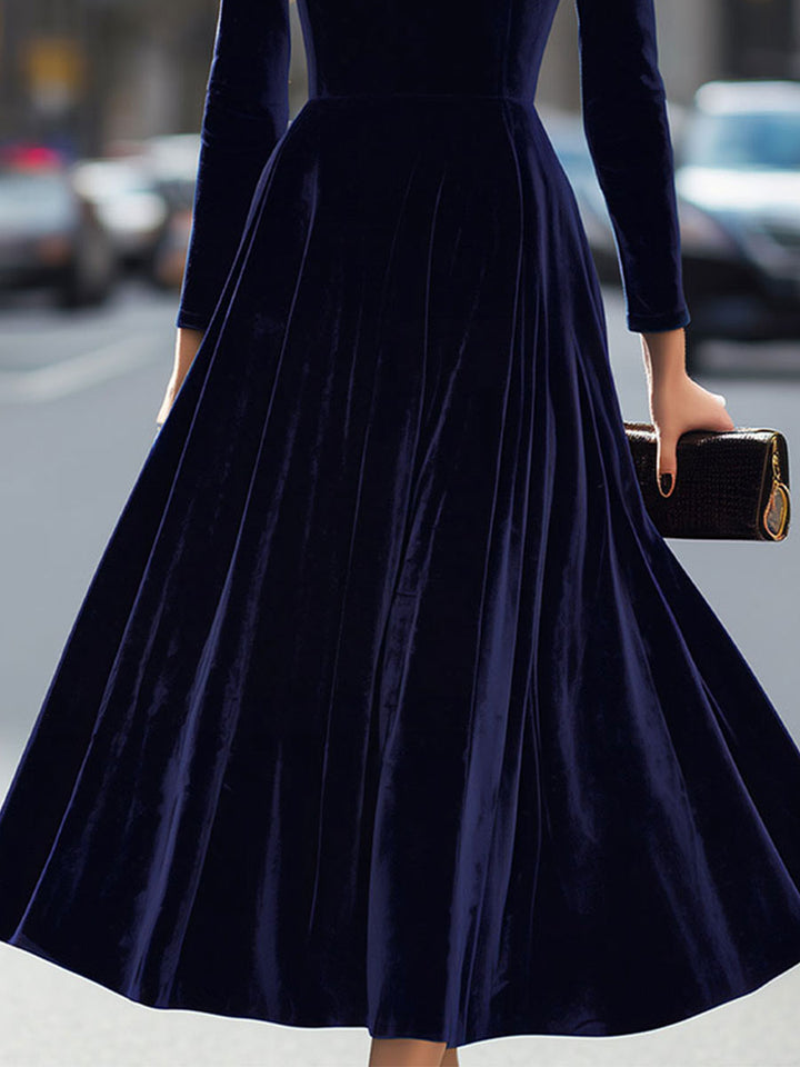 Elena | Long Sleeve Midi Dress