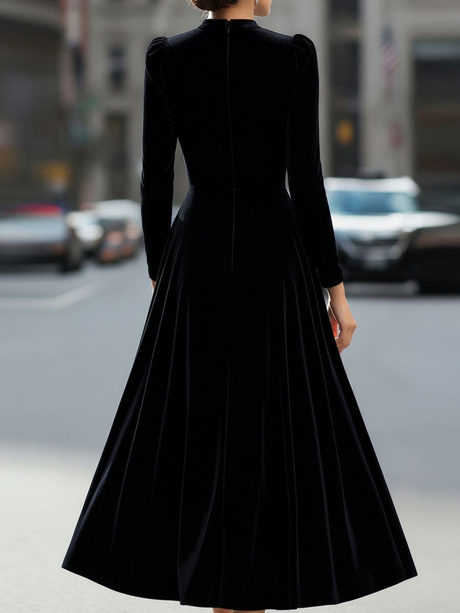 Elena | Long Sleeve Midi Dress