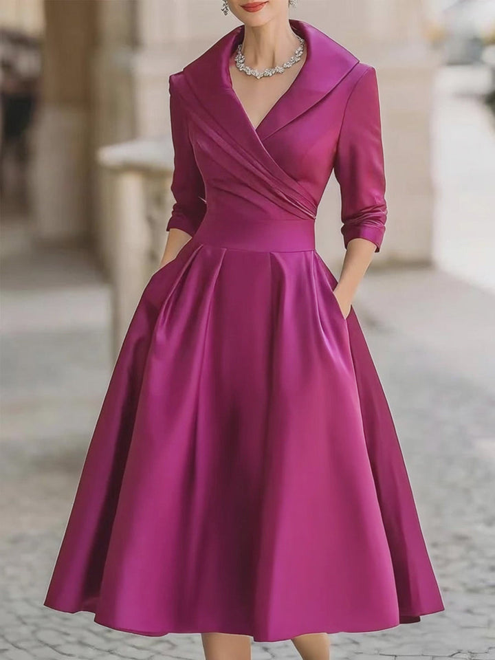 Sadie | Long Sleeve Midi Dress
