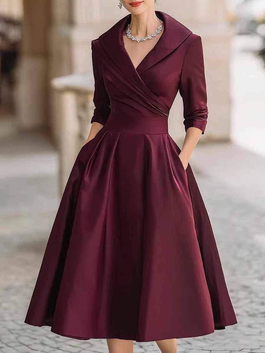 Sadie | Long Sleeve Midi Dress