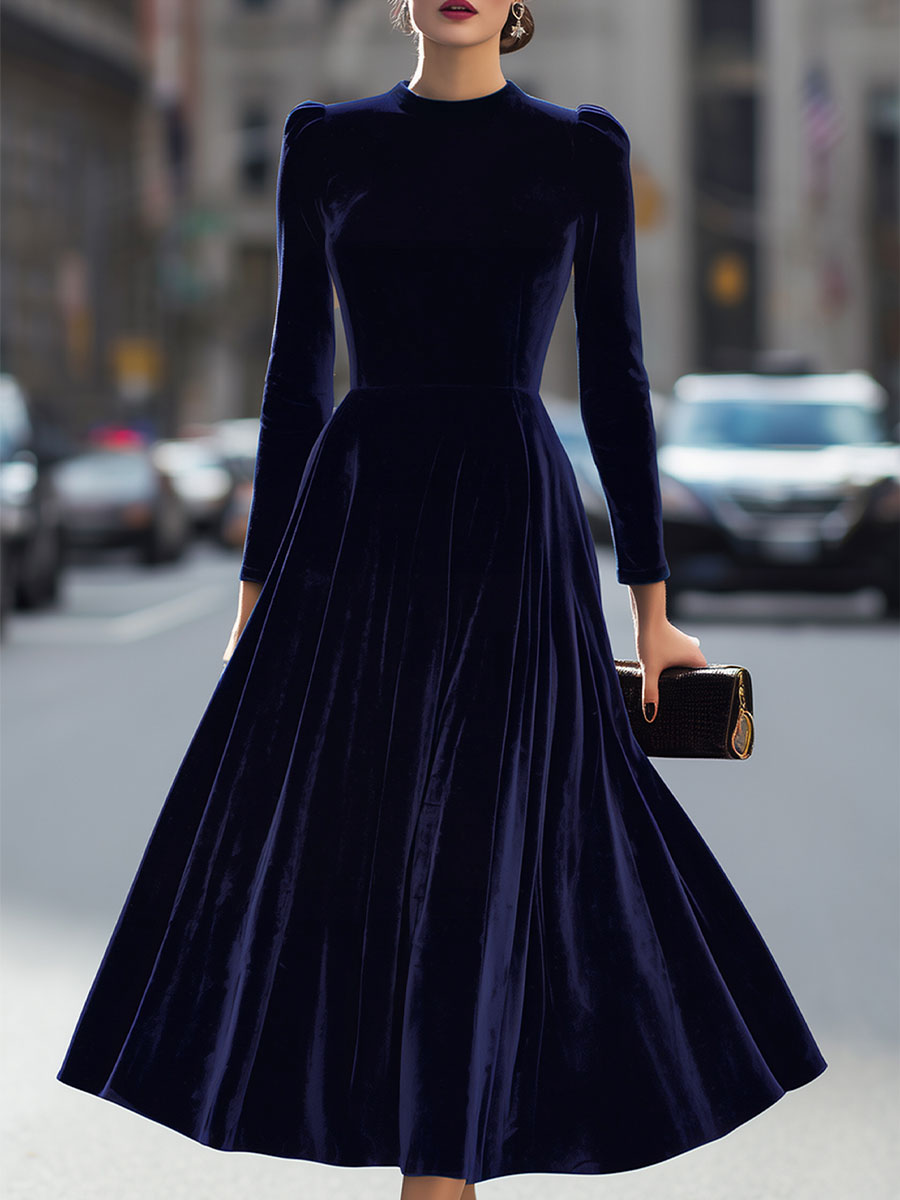 Elena | Long Sleeve Midi Dress