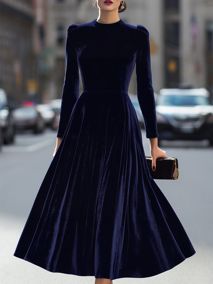 Elena | Long Sleeve Midi Dress