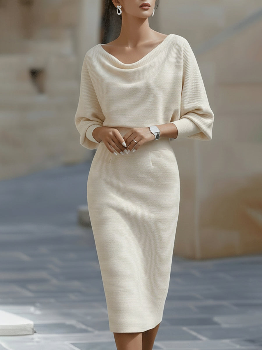 Vivian | Long Sleeve Midi Dress