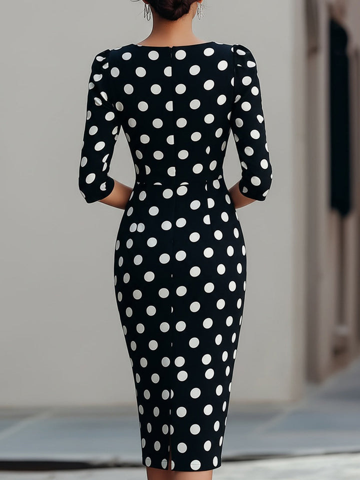 Stella | Long Sleeve Midi Dress