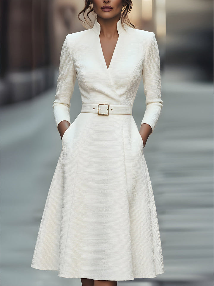 Madeline | Long Sleeve Midi Dress