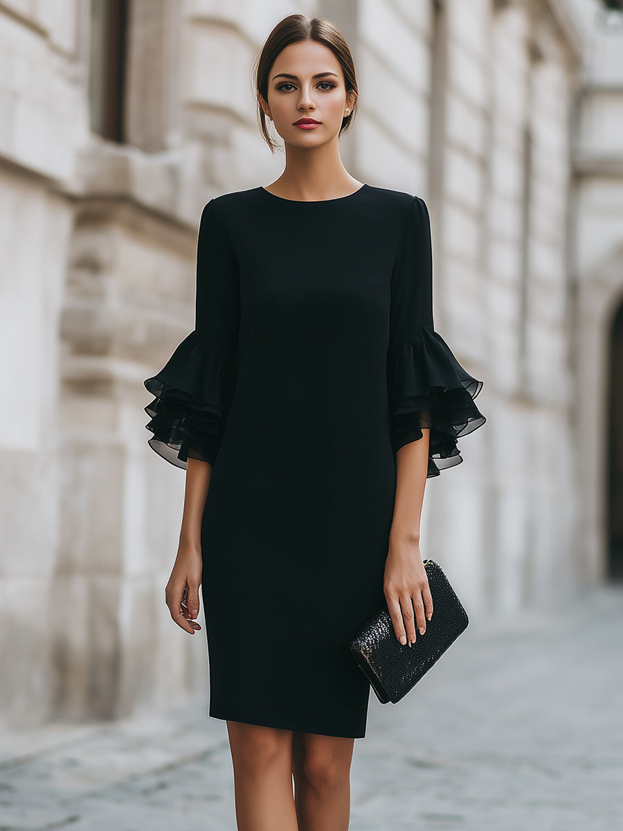 Claire | Short Sleeve Midi Dress