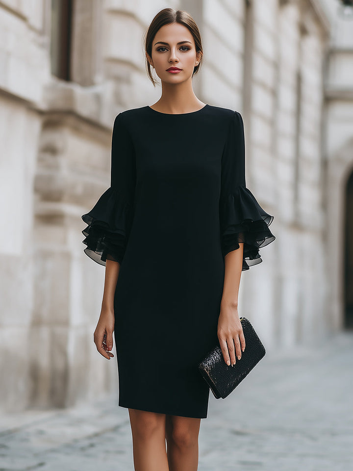 Claire | Short Sleeve Midi Dress