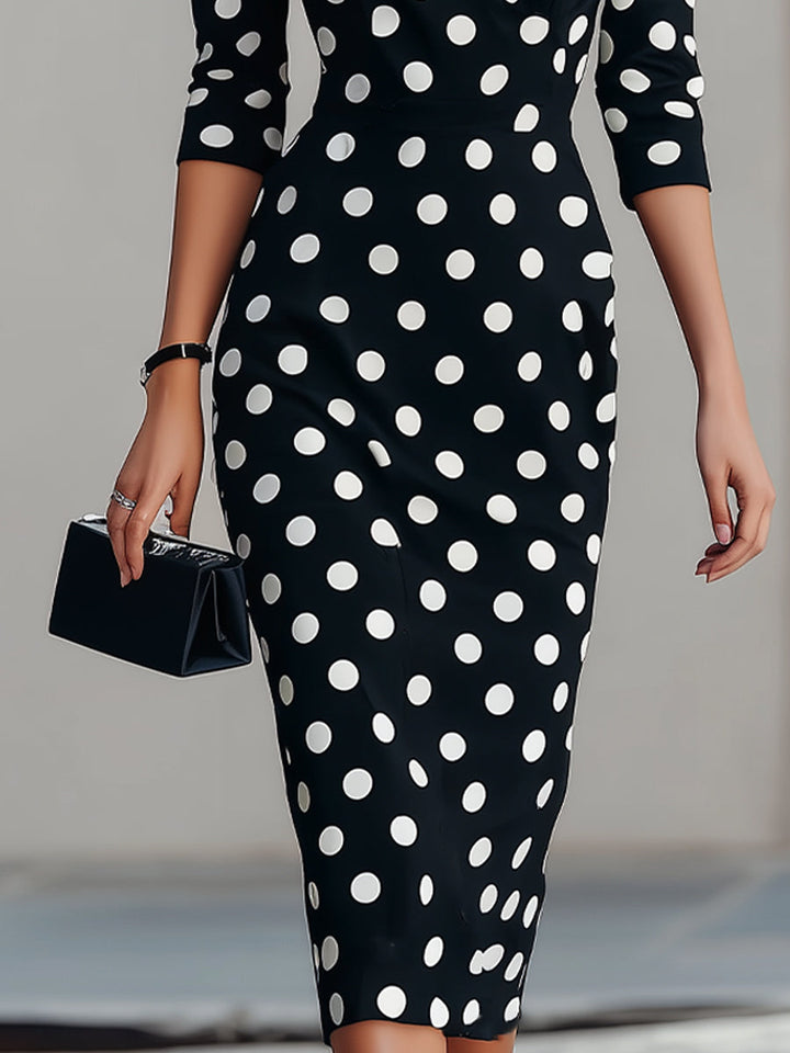 Stella | Long Sleeve Midi Dress