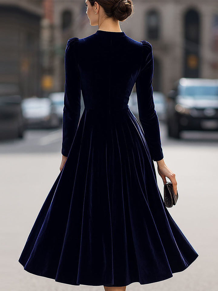 Elena | Long Sleeve Midi Dress