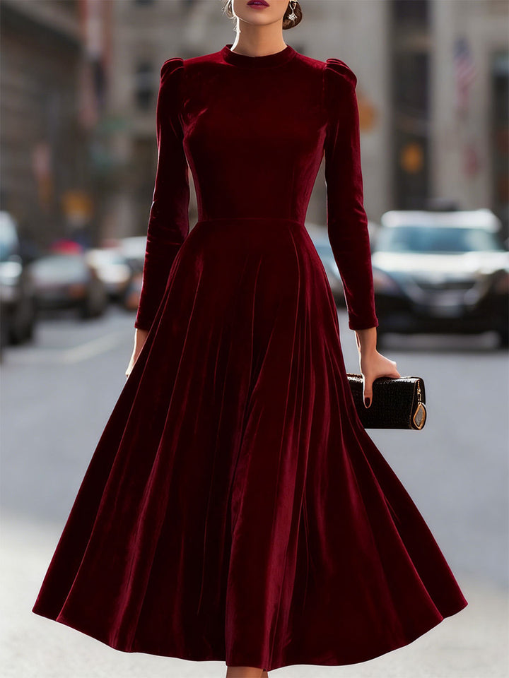 Elena | Long Sleeve Midi Dress