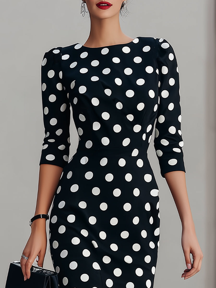 Stella | Long Sleeve Midi Dress