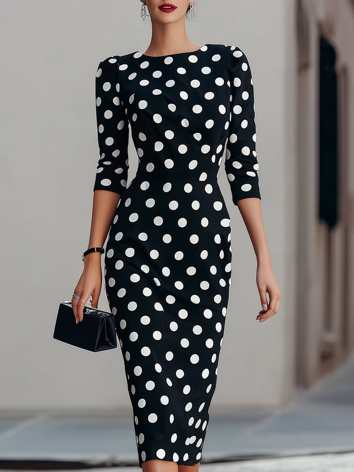 Stella | Long Sleeve Midi Dress
