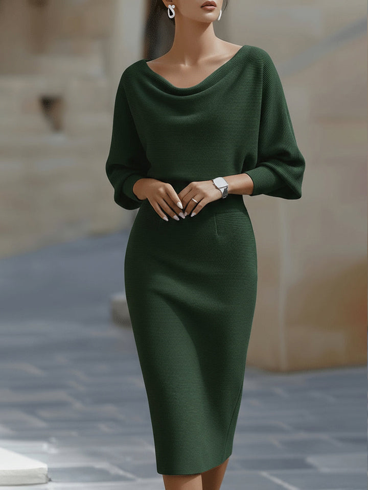 Vivian | Long Sleeve Midi Dress