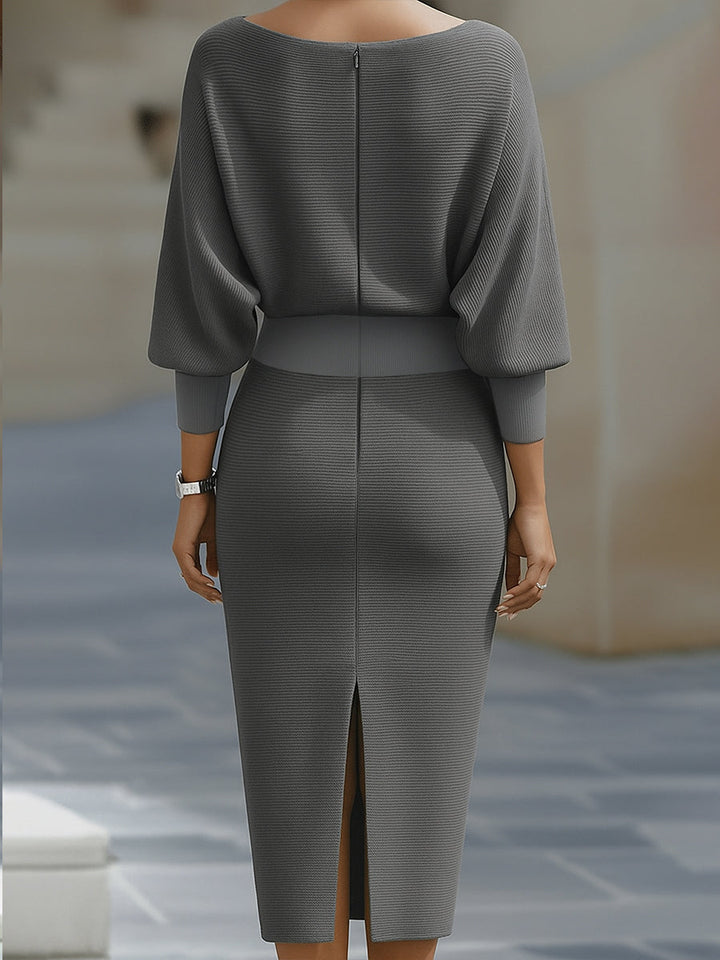 Vivian | Long Sleeve Midi Dress