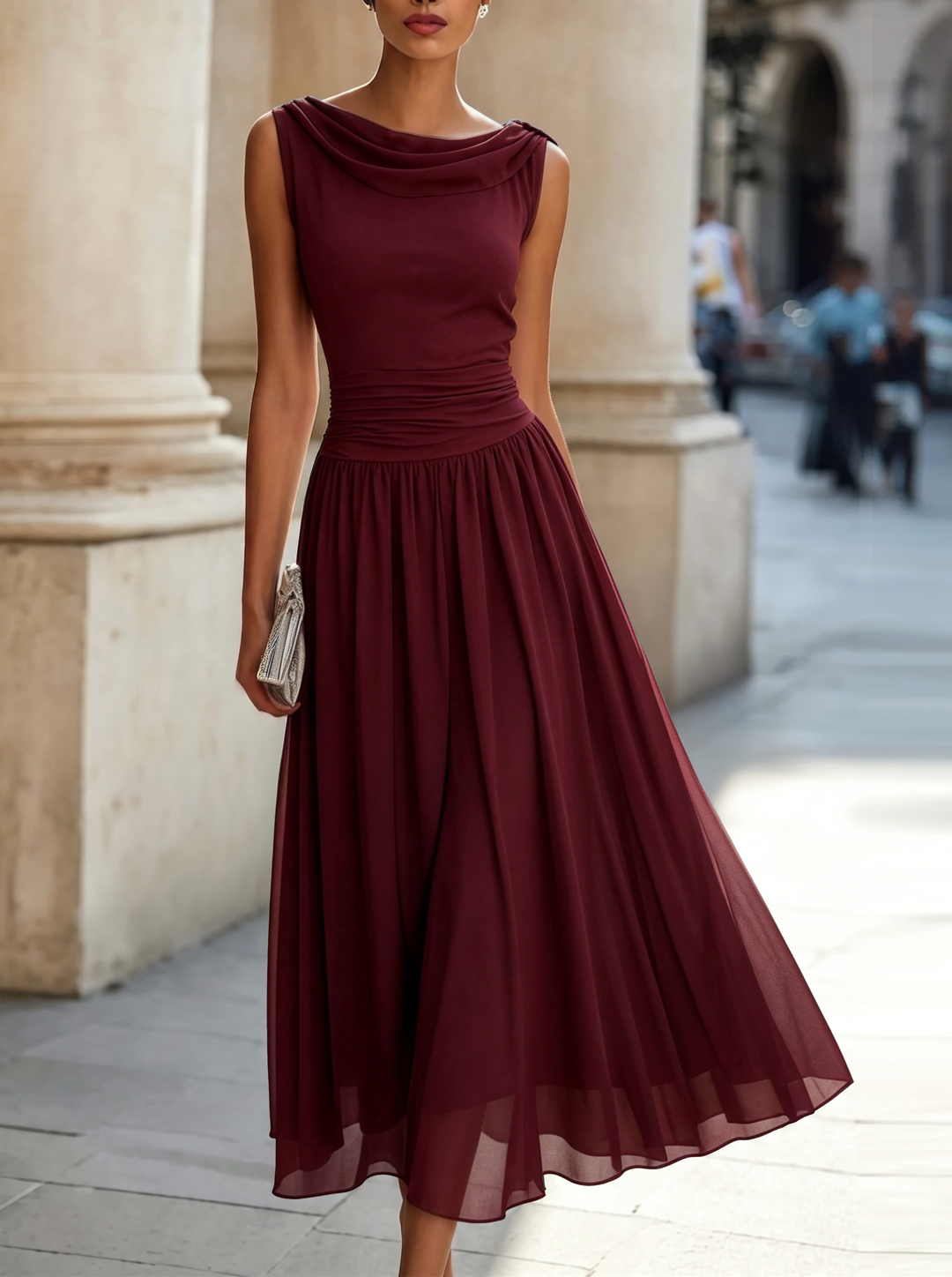 Alexa | Sleeveless Maxi Dress