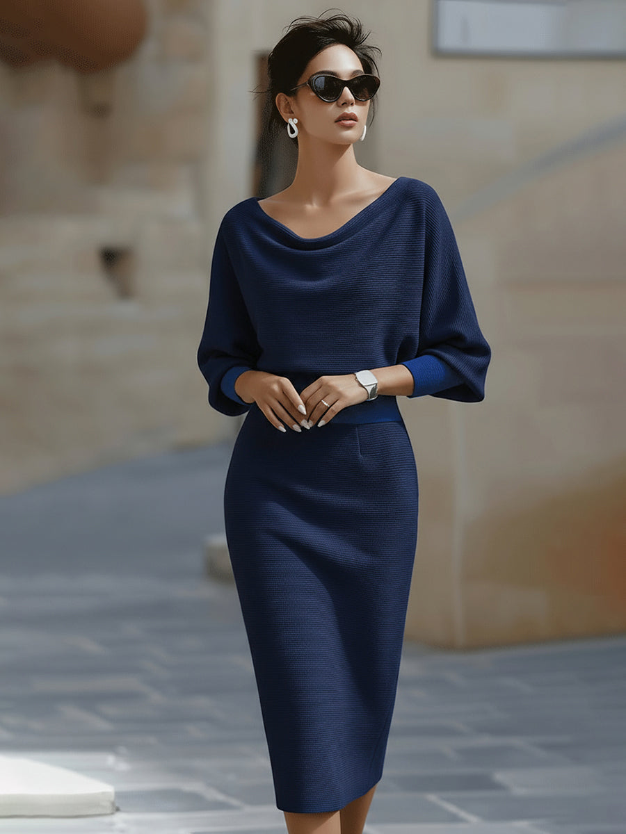 Vivian | Long Sleeve Midi Dress
